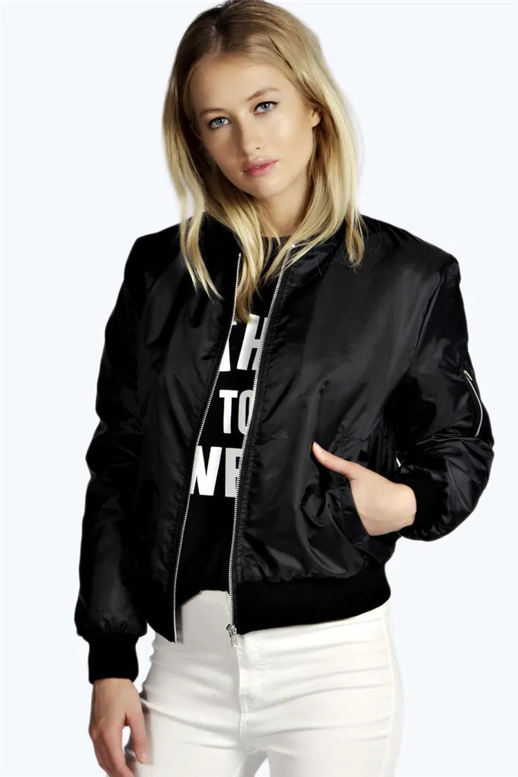 Bordeaux Bomber Jacket - Image 2