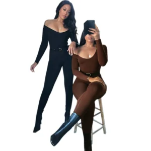 Snatched Off-Shoulder Jumpsuit