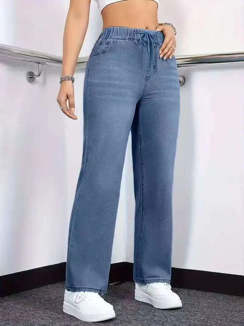 Skyline Wide-Leg Denim Pants - Image 3