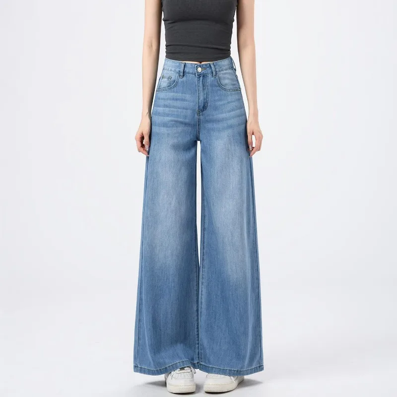 Noir Flow Wide-Leg Jeans - Image 6
