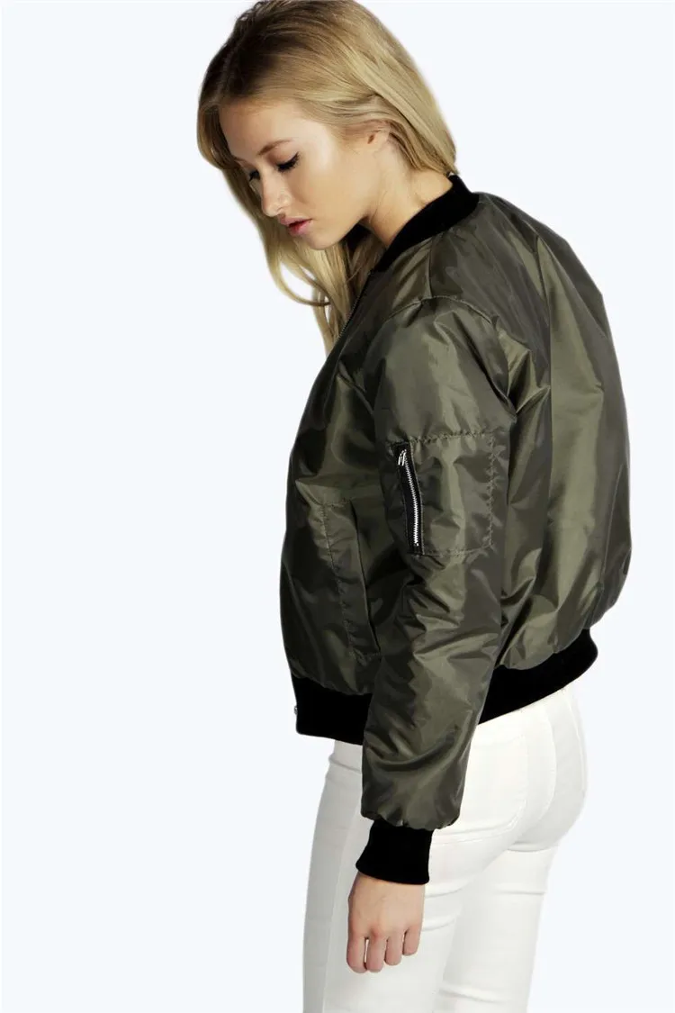 Bordeaux Bomber Jacket - Image 5