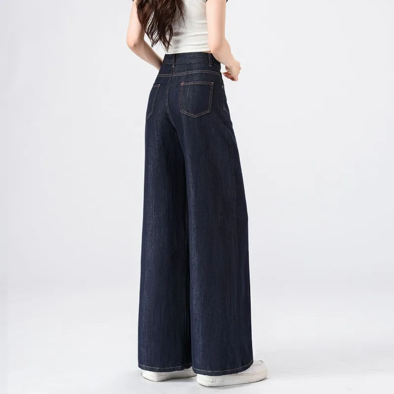 Noir Flow Wide-Leg Jeans - Image 3