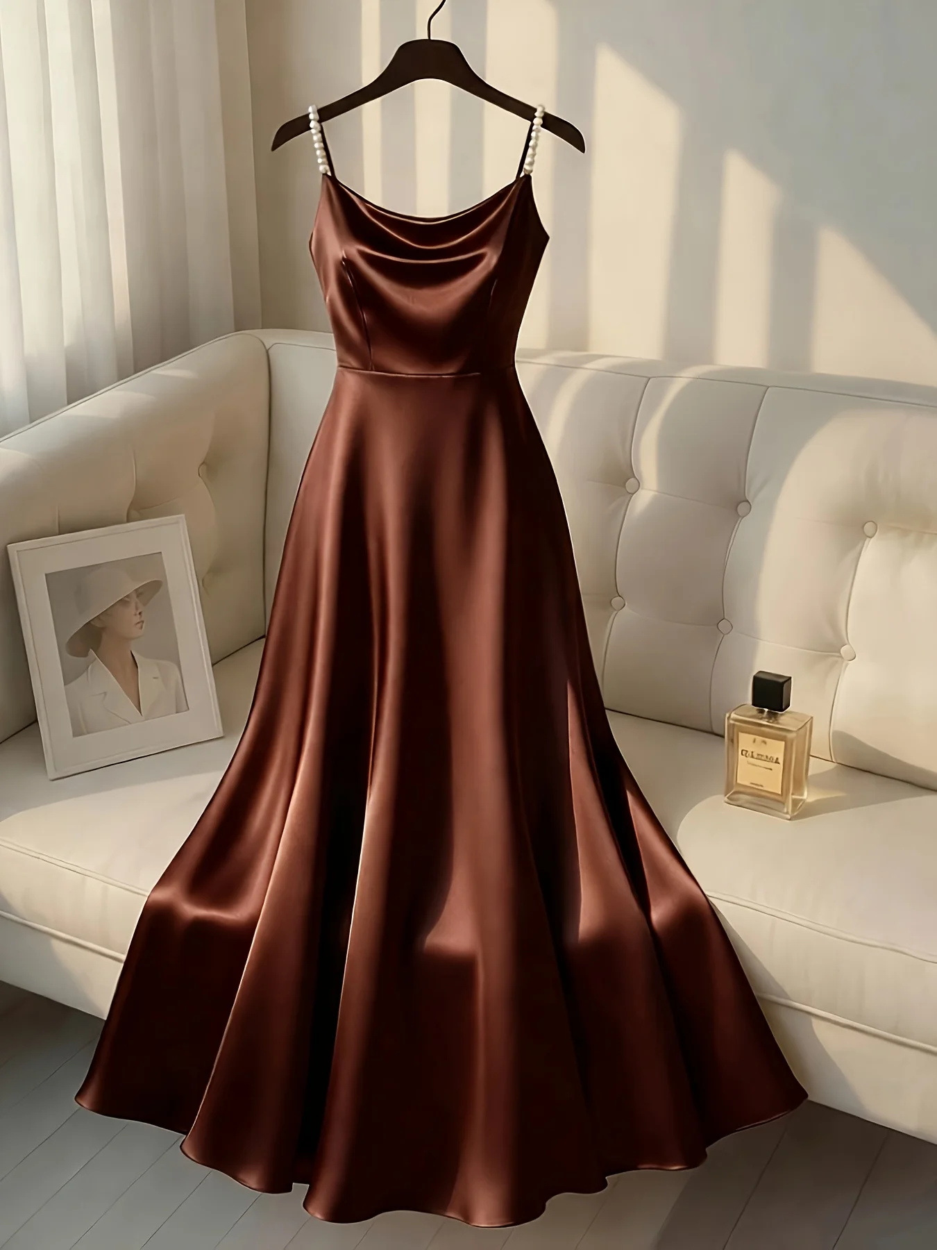 Emerald Pearl Elegance Gown - Image 7