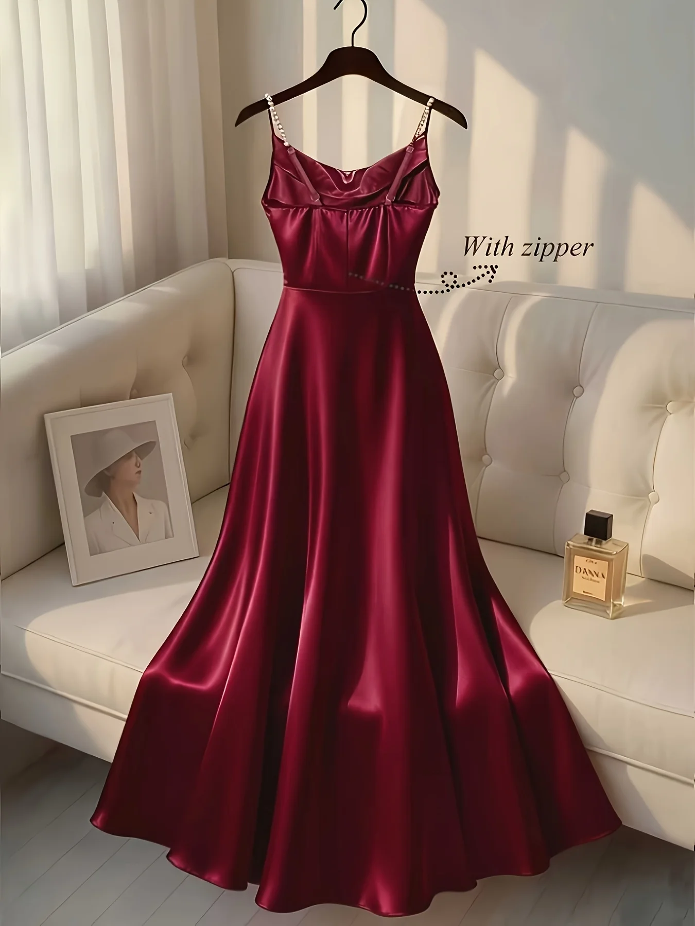 Emerald Pearl Elegance Gown - Image 4