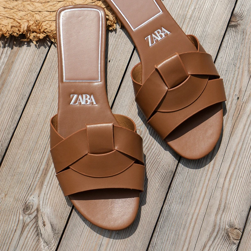 Sienna Woven Slide Sandals