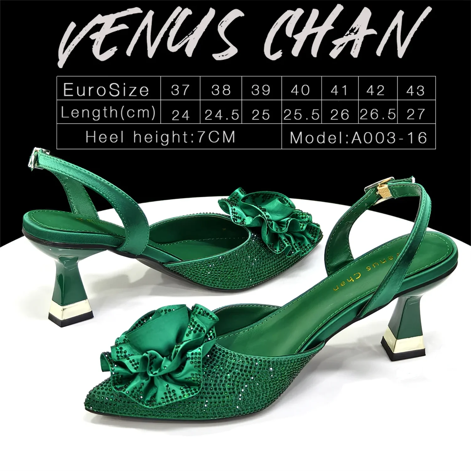 Emerald Royale Handbag & Heel Set - Image 2