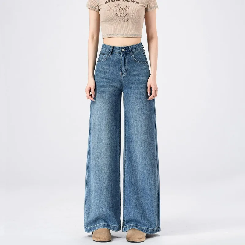 Noir Flow Wide-Leg Jeans - Image 7