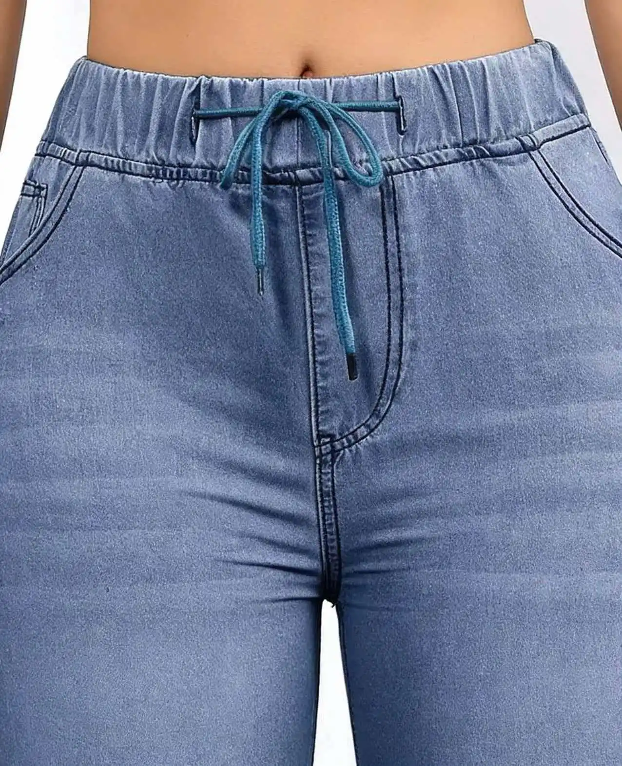 Skyline Wide-Leg Denim Pants - Image 6