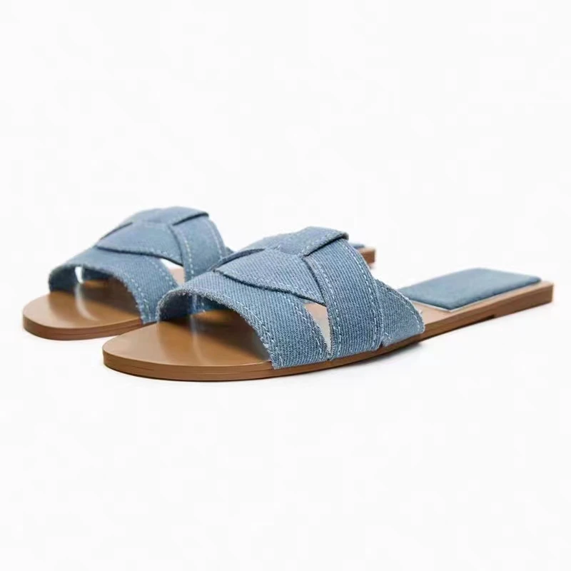 Sienna Woven Slide Sandals - Image 8