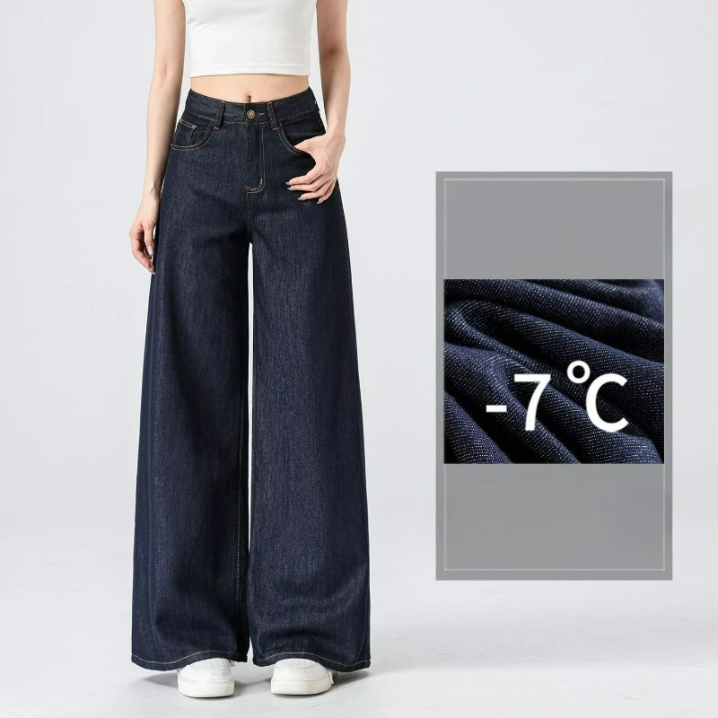 Noir Flow Wide-Leg Jeans