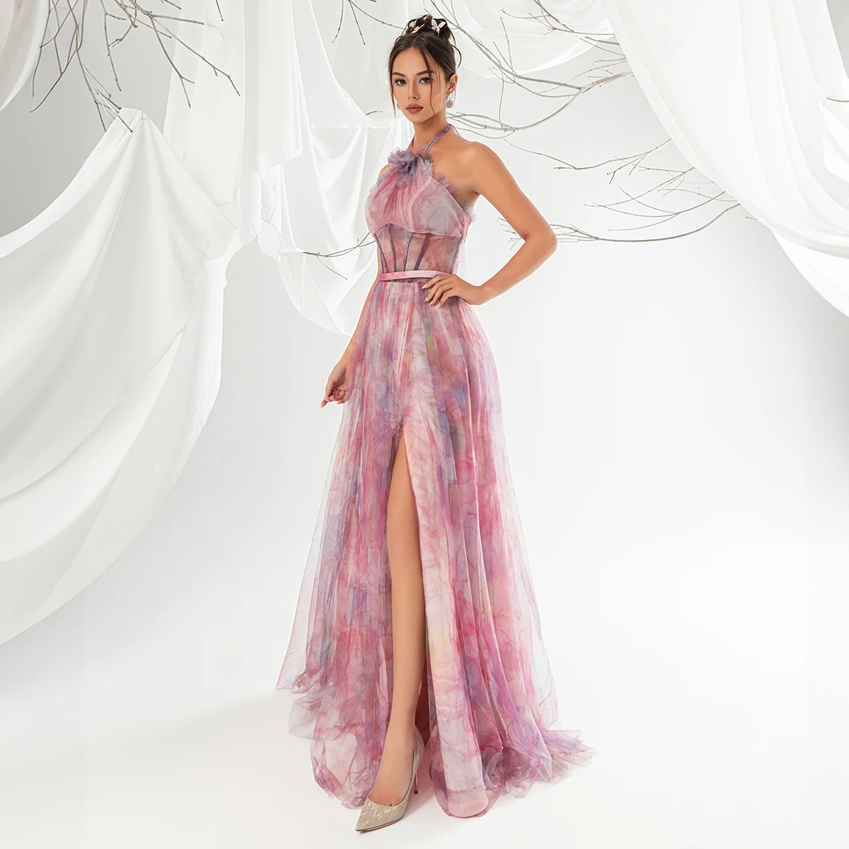 Blossom Breeze Maxi Dress - Image 4