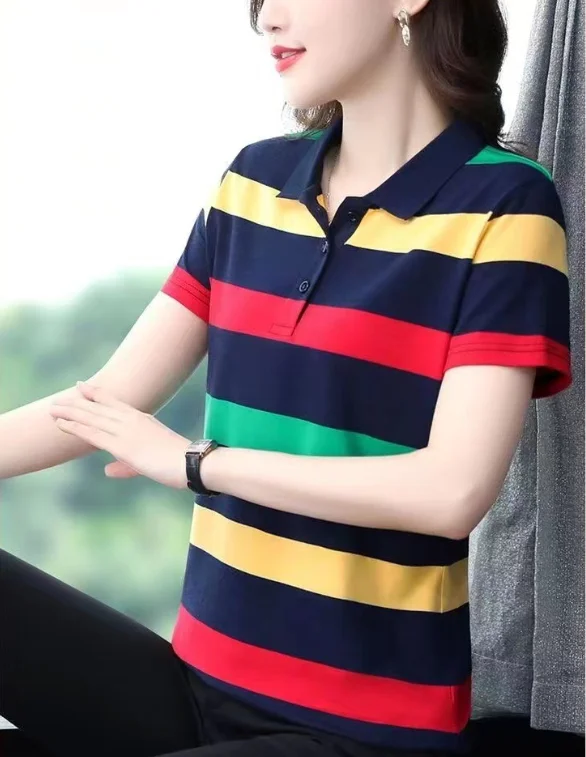 Sunset Stripe Polo - Image 4
