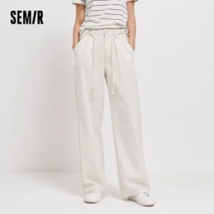 Luna Wide-Leg Drawstring Pants
