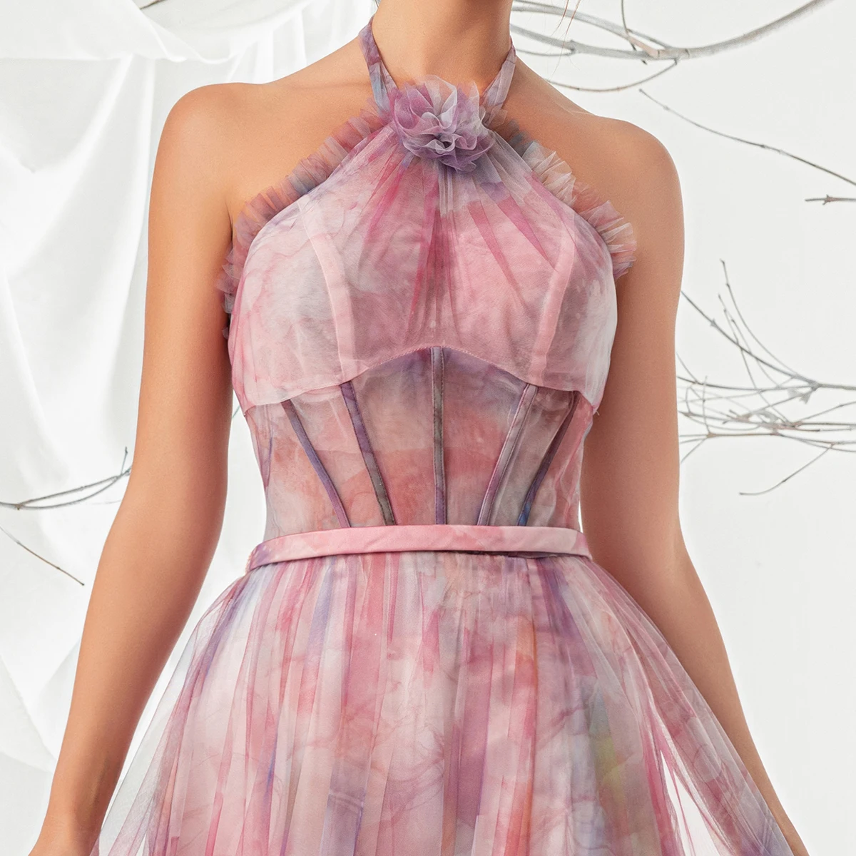 Blossom Breeze Maxi Dress - Image 5