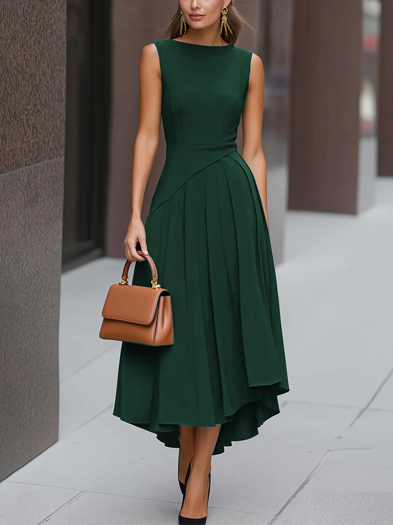 Midnight Grace Midi Dress - Image 10